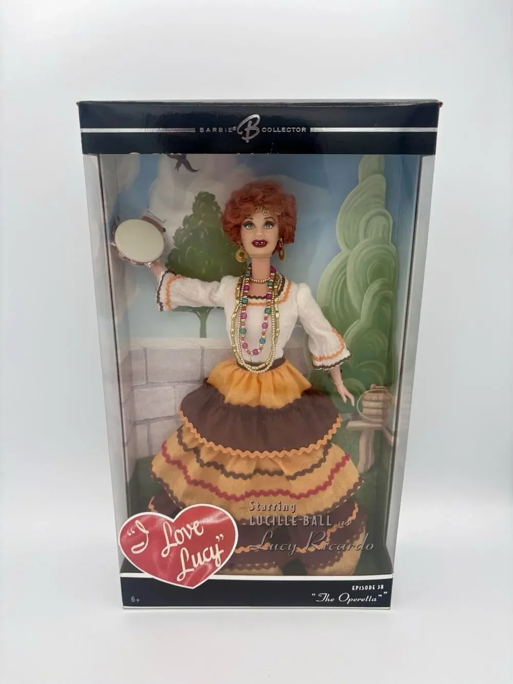 NEW IN BOX I Love Lucy Mattel Barbie Collector Doll Episode 38 The Operetta